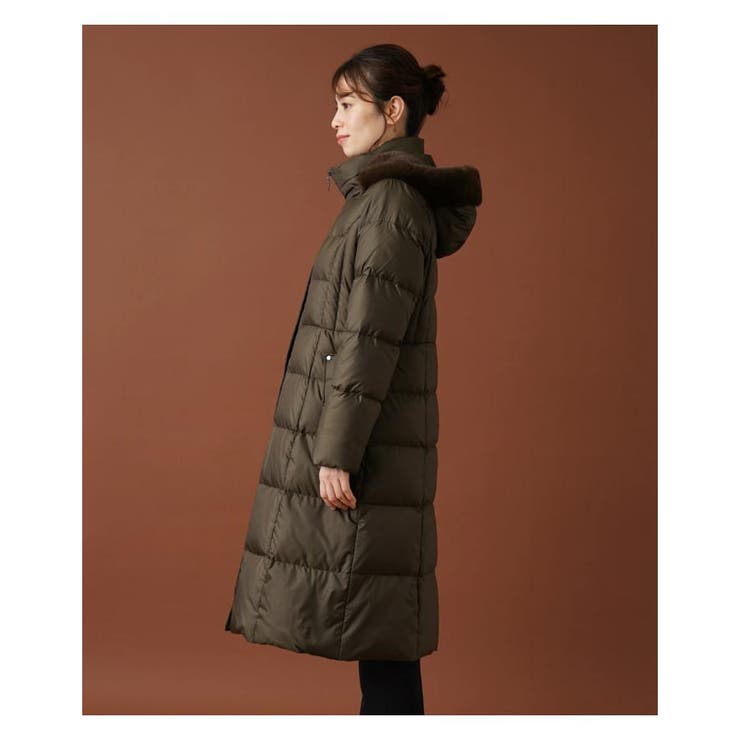 Leilian（レリアン） の上品なフーデッドコート　サイズ13+ 美品です。 フーデッドコート | Leilian plus house (Women/大きいサイズ