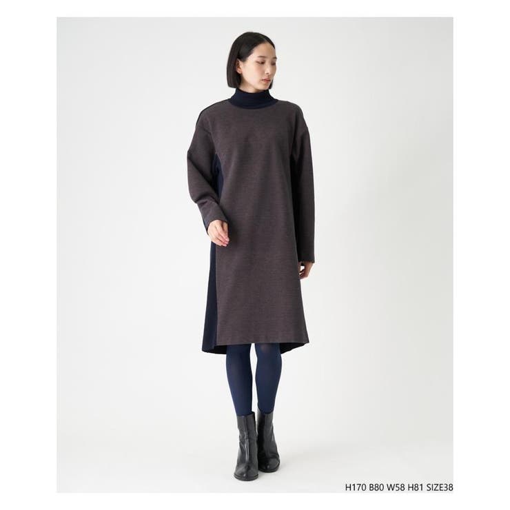 【美品】LANVIN Collection ランバン ワンピース　バイカラー 未使用 タグ付 LANVIN ランバン コレクション バイカラー