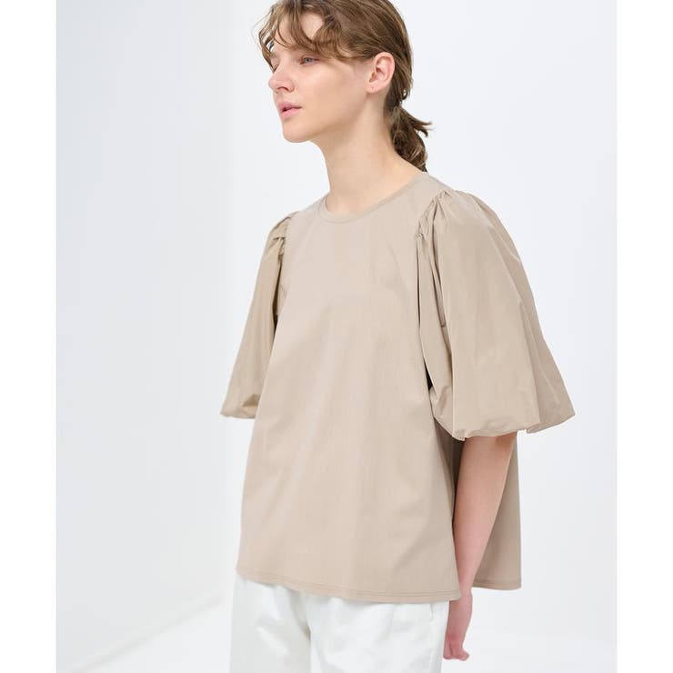 コンビバルーンスリーブTシャツ[品番：LAVW0014384]｜LANVIN en