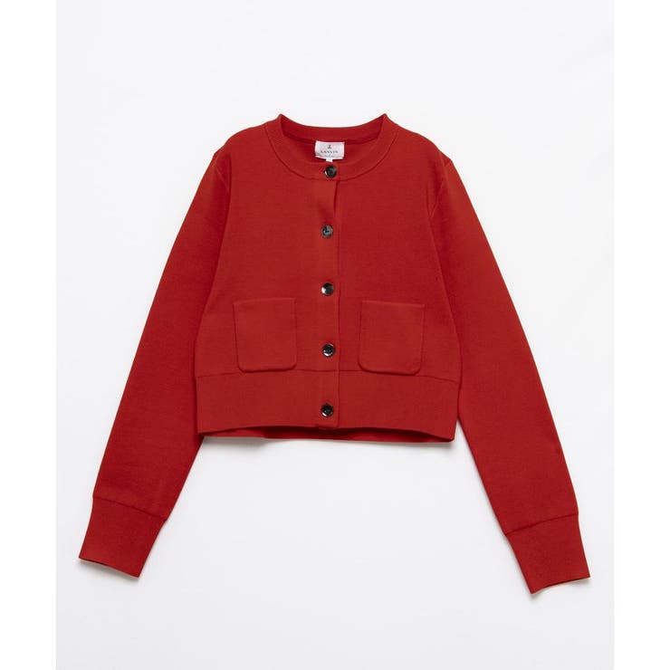 新品 タグ付き LANVIN カーディガン レディース M SALE ロゴジャカードカーディガン|LANVIN COLLECTION | LANVIN