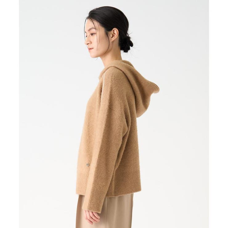 キャメルニットパーカー[品番：LAVW0018856]｜LANVIN COLLECTION  