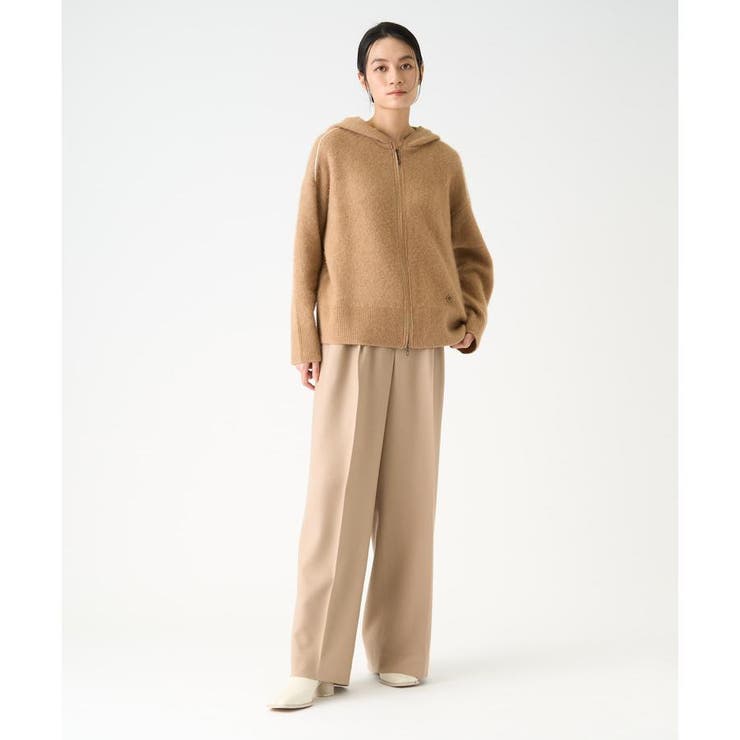 キャメルニットパーカー[品番：LAVW0018856]｜LANVIN COLLECTION 