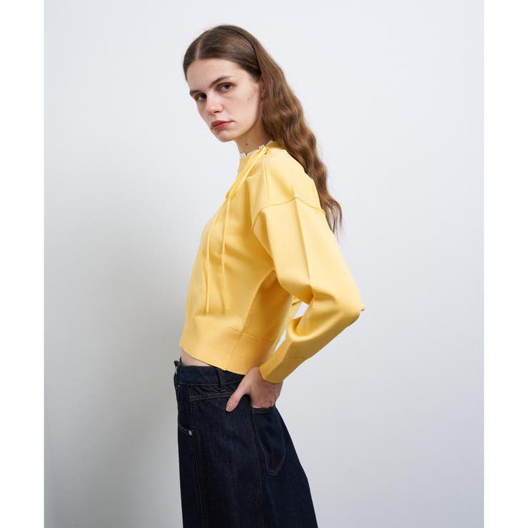 フリルカラーリボンニット[品番：LAVW0019263]｜LANVIN en Bleu