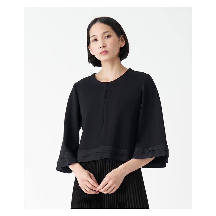 フレアニットジャケット[品番：LAVW0010678]｜LANVIN  COLLECTION（ランバンコレクション）のレディースファッション通販｜SHOPLIST（ショップリスト）