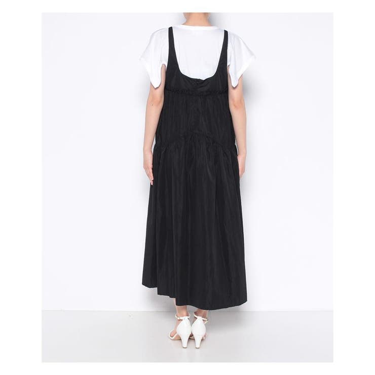 未使用　LANVIN オンブルーワンピース　キャミソール　ベルト付き ウールトロピカルキャミソールワンピース|LANVIN en Bleu