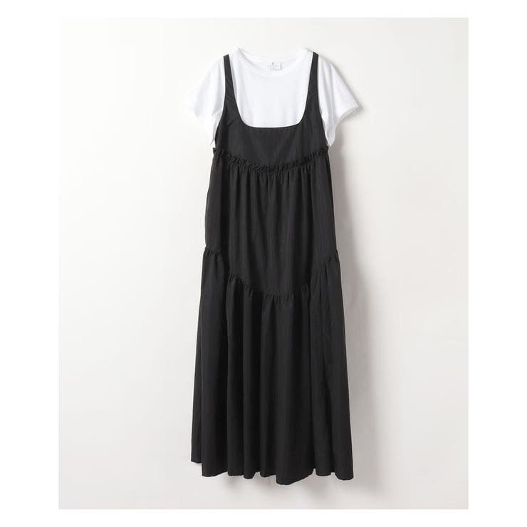 未使用★LANVIN PARIS★ウエストゴム★ドレープ★ワンピース v_D01T9R_01.jpg?$itemSlide$