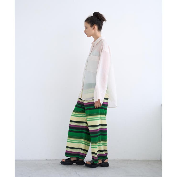 2wayスリーブシアーシャツ[品番：LAVW0009735]｜LANVIN en Bleu 