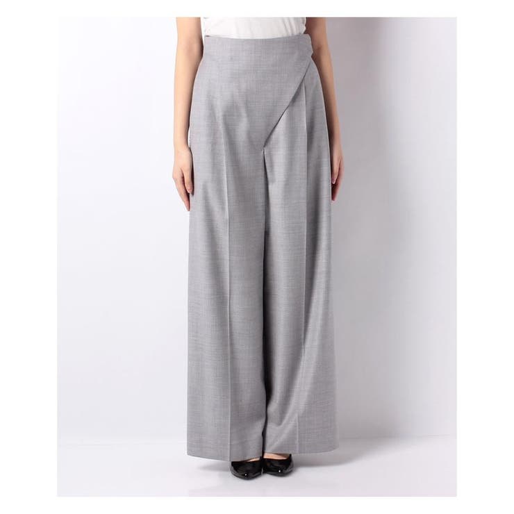 シルクウールワイドパンツ[品番：LAVW0005182]｜LANVIN
