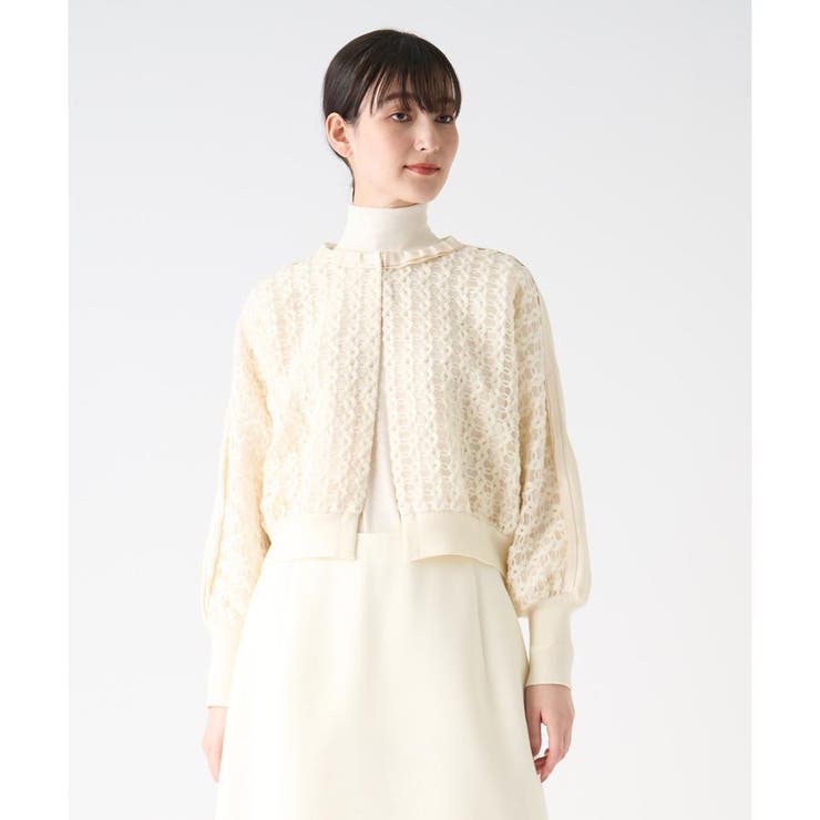 ウール刺繍カーディガン[品番：LAVW0018859]｜LANVIN COLLECTION