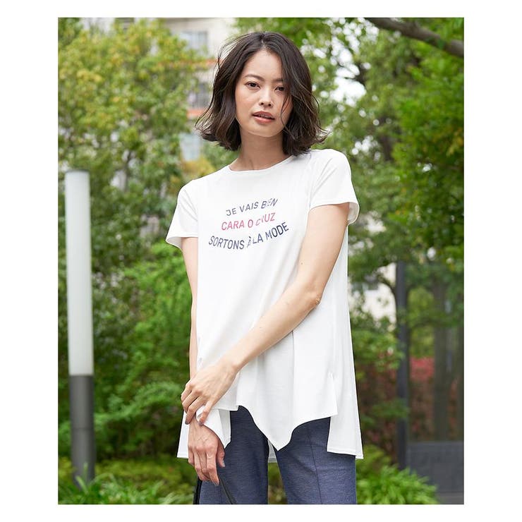 ランダムヘムロゴTシャツ[品番：LAVW0006832]｜CARA O CRUZ（キャラ