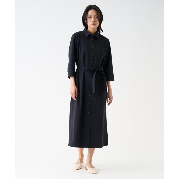 ストレッチナイロンタフタワンピース[品番：LAVW0016865]｜LANVIN COLLECTION（ランバンコレクション）のレディース ファッション通販｜SHOPLIST（ショップリスト）