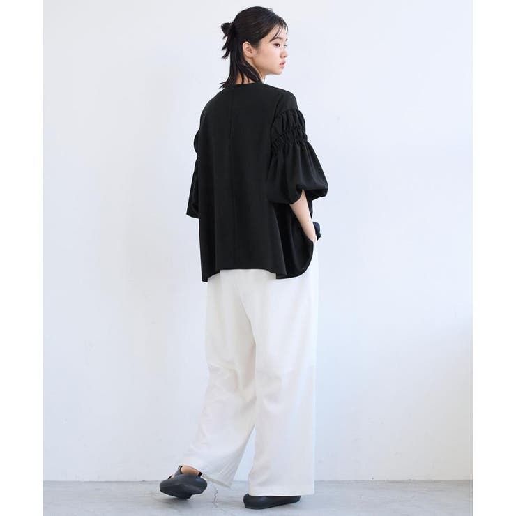 バルーンスリーブブラウス[品番：LAVW0009737]｜LANVIN en Bleu