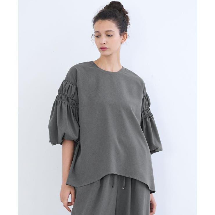 バルーンスリーブブラウス[品番：LAVW0009737]｜LANVIN en Bleu