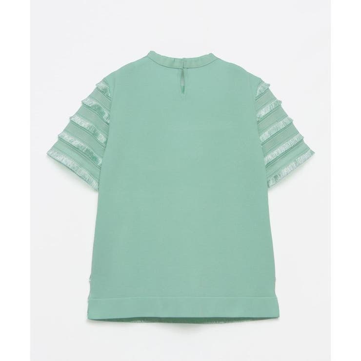 LANVIN COLLECTION / ランバン コレクション フリンジレースニットトップス フリンジレースニットトップス|LANVIN COLLECTION | LANVIN
