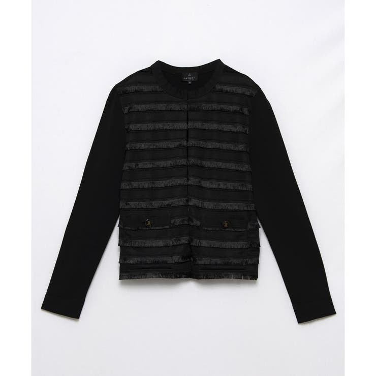 LANVIN COLLECTION / ランバン コレクション フリンジレースカーディガン フリンジレースカーディガン|LANVIN COLLECTION | LANVIN