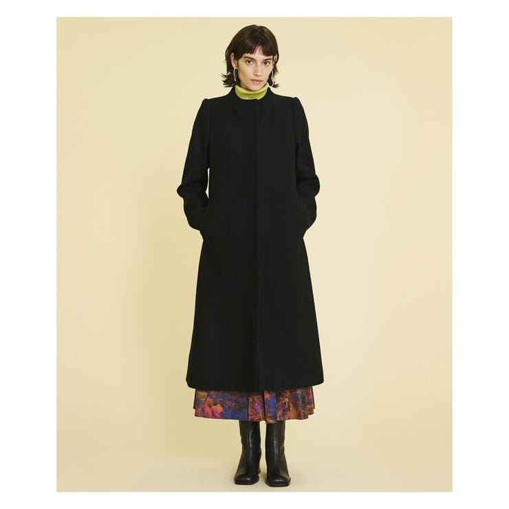 ボトルネックウールコート[品番：LAVW0006776]｜LANVIN en Bleu