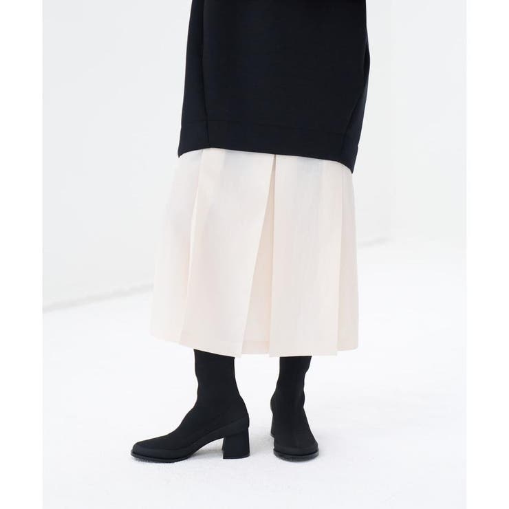 プリーツコンビダンボールワンピース[品番：LAVW0013059]｜LANVIN en 