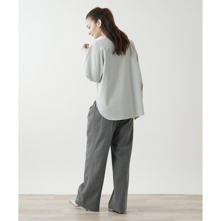 Leilian / レリアン 【店舗人気】ハイネックブラウス チュニックブラウス【Leilian WHITE LABEL】|レリアン