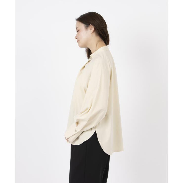 Leilian / レリアン 【店舗人気】ハイネックブラウス 店舗人気】フラワー柄ハイネックブラウス【プラス企画】【ERICA