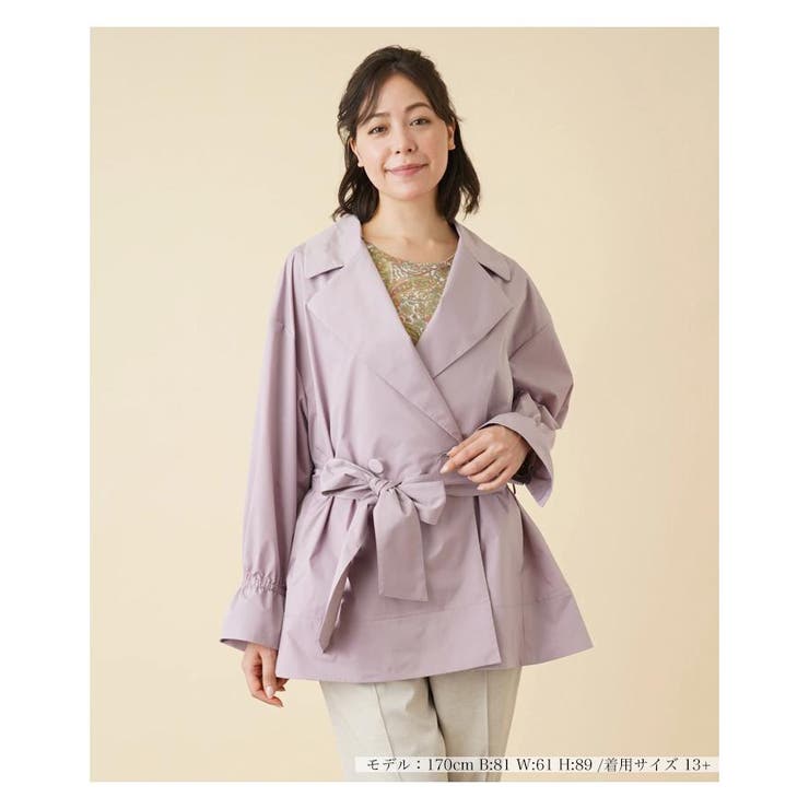 ハーフコート[品番：LAVW0008429]｜Leilian PLUS HOUSE