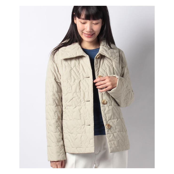 ベージュ系 | 中わたジャケット | Leilian