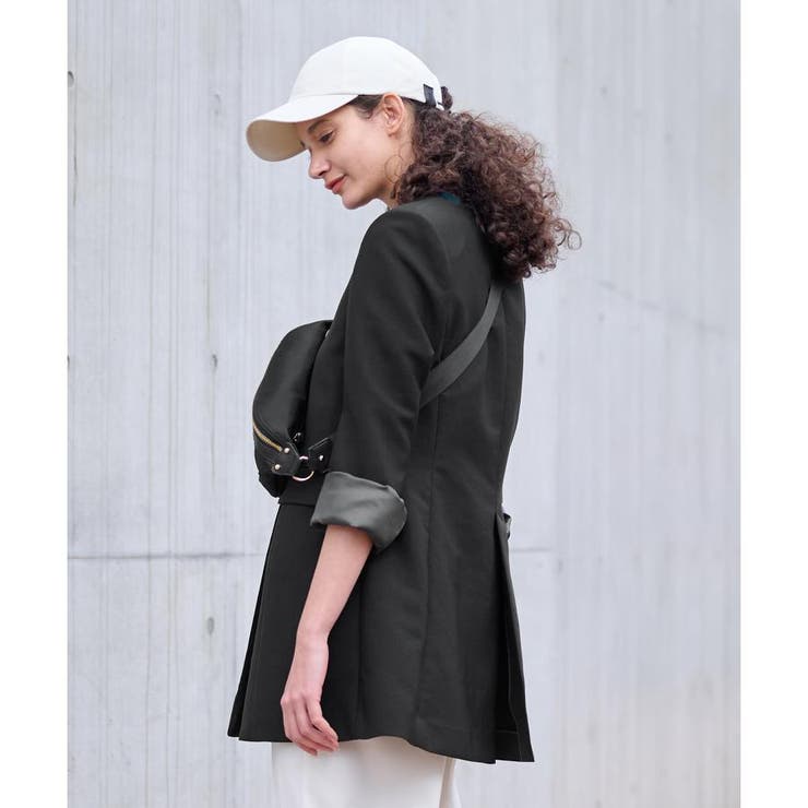 ドライダブルクロスノーカラージャケット[品番：LAVW0008216]｜LANVIN 