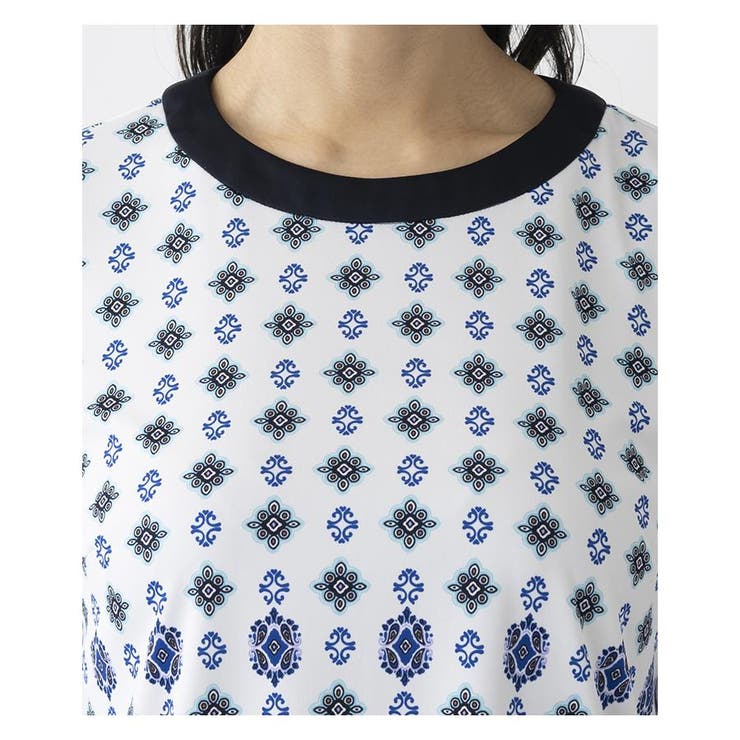 洗える幾何学柄チュニック | Leilian PLUS HOUSE | 詳細画像13