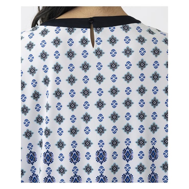 洗える幾何学柄チュニック | Leilian PLUS HOUSE | 詳細画像14