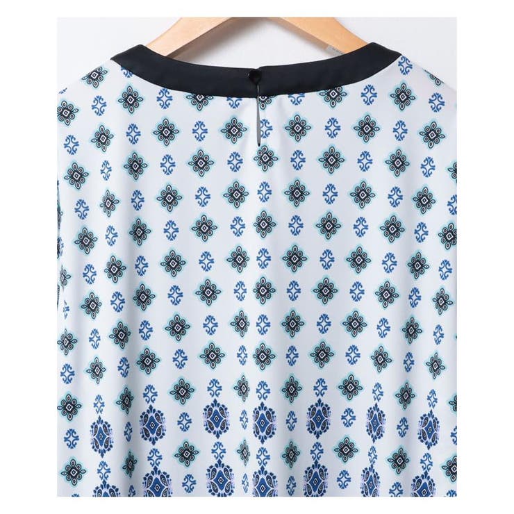 洗える幾何学柄チュニック | Leilian PLUS HOUSE | 詳細画像3