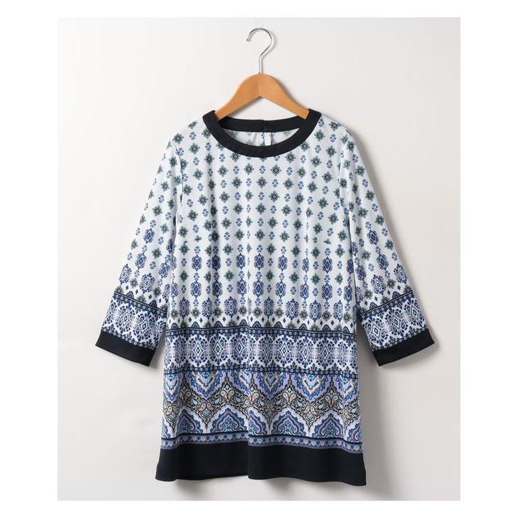 洗える幾何学柄チュニック | Leilian PLUS HOUSE | 詳細画像5