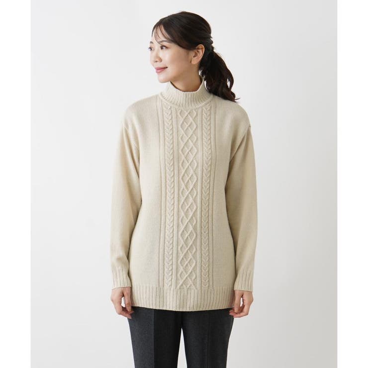 カシミヤハイネックニット[品番：LAVW0018093]｜Leilian
