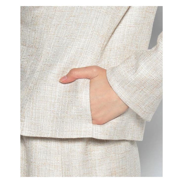 ノーカラージャケット&スカートスーツ | Leilian PLUS HOUSE | 詳細画像6