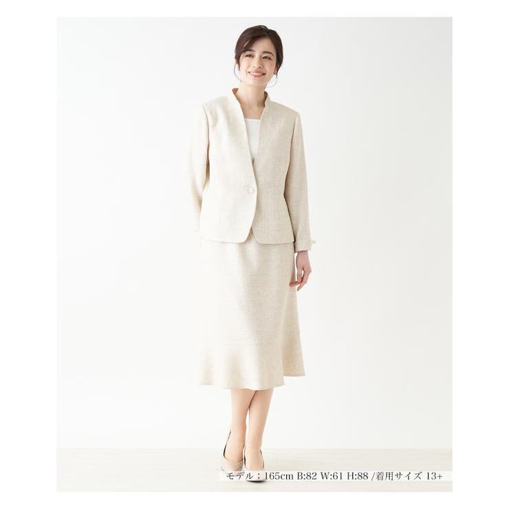ノーカラージャケット&スカートスーツ | Leilian PLUS HOUSE | 詳細画像13