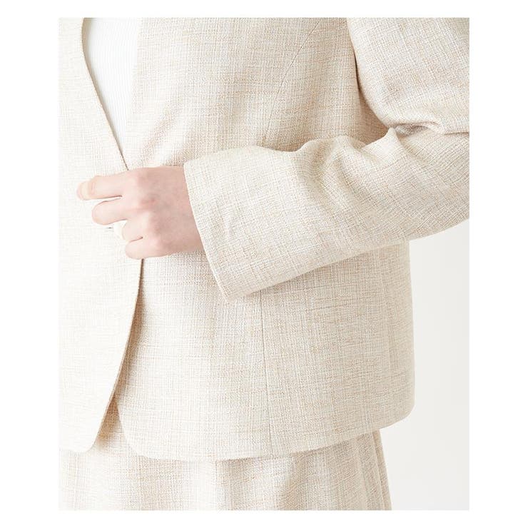 ノーカラージャケット&スカートスーツ | Leilian PLUS HOUSE | 詳細画像24