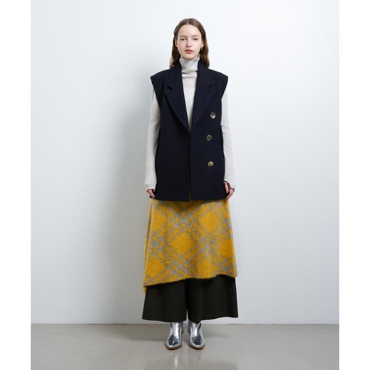 LANVIN en Bleu ランバン スカート ベスト セットアップ 【公式通販】