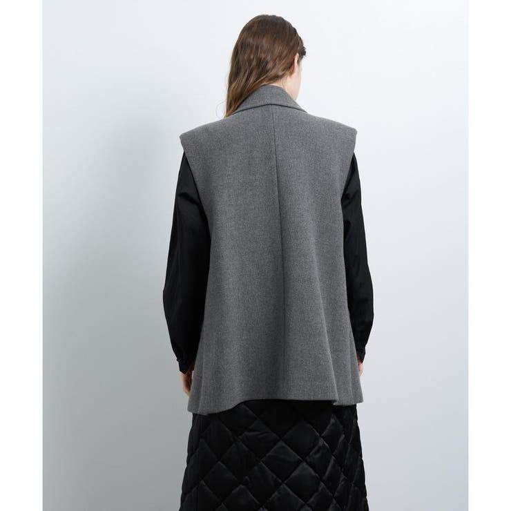 ウールメルトンテーラーベスト[品番：LAVW0018012]｜LANVIN en Bleu 