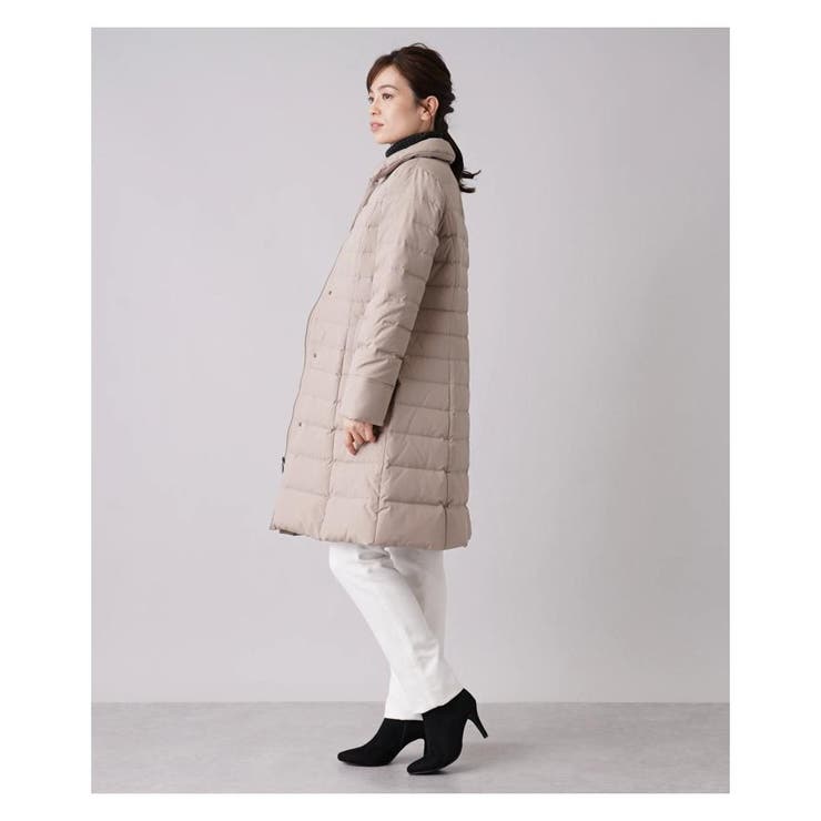 スタンドカラーダウンコート【Leilian WHITE LABEL】 -｜Leilian