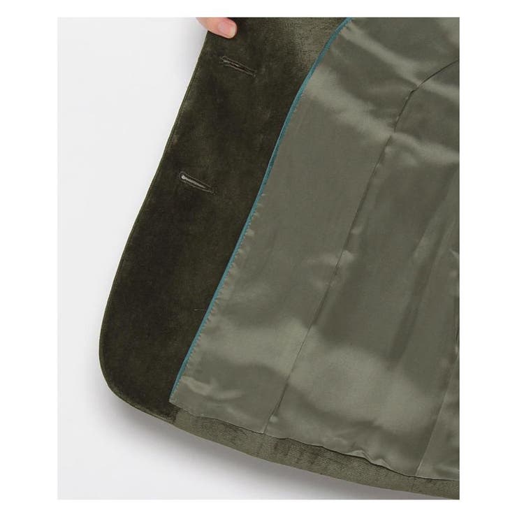 ベロア調テーラードジャケット[品番：LAVW0006457]｜Leilian（レリアン