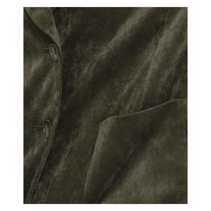 ベロア調テーラードジャケット[品番：LAVW0006457]｜Leilian（レリアン  