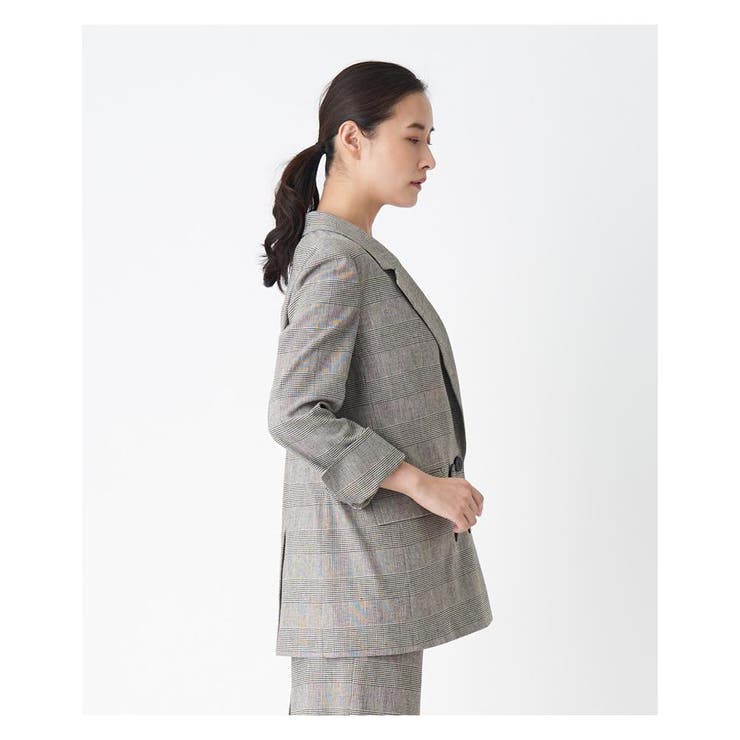あ*様 極美品LANVIN グレンチェック ダブルジャケット 春夏 XL チェック柄ダブルジャケット[品番：LAVW0008656]｜LANVIN COLLECTION