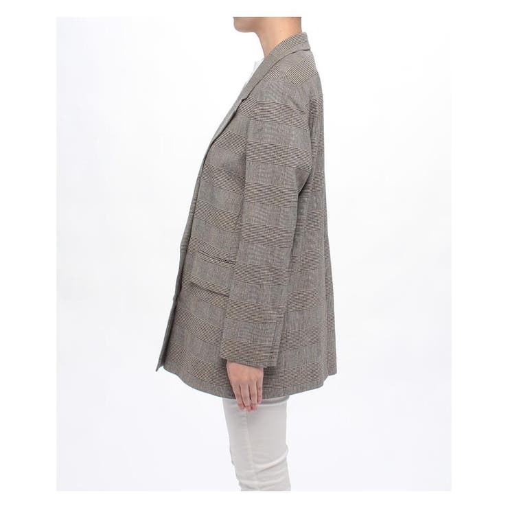チェック柄ダブルジャケット[品番：LAVW0008656]｜LANVIN COLLECTION