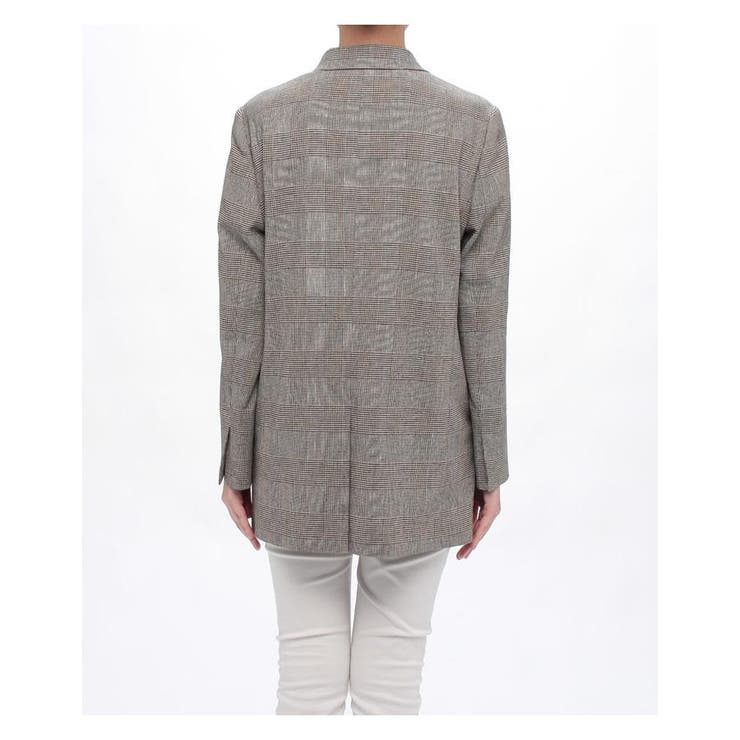 チェック柄ダブルジャケット[品番：LAVW0008656]｜LANVIN COLLECTION