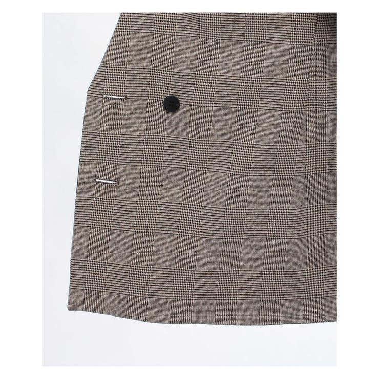 チェック柄ダブルジャケット[品番：LAVW0008656]｜LANVIN COLLECTION