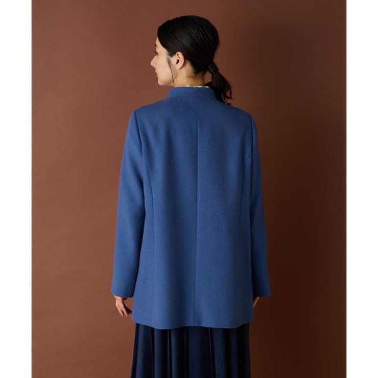 カシミヤスタンドカラーコート[品番：LAVW0017931]｜Leilian（レリアン
