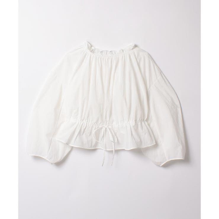 速乾ナイロンフリルブラウス[品番：LAVW0016027]｜LANVIN en