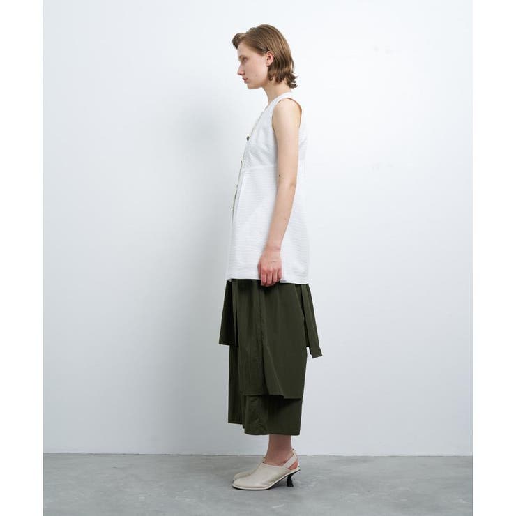 コットンリップルベスト[品番：LAVW0016213]｜LANVIN en Bleu 