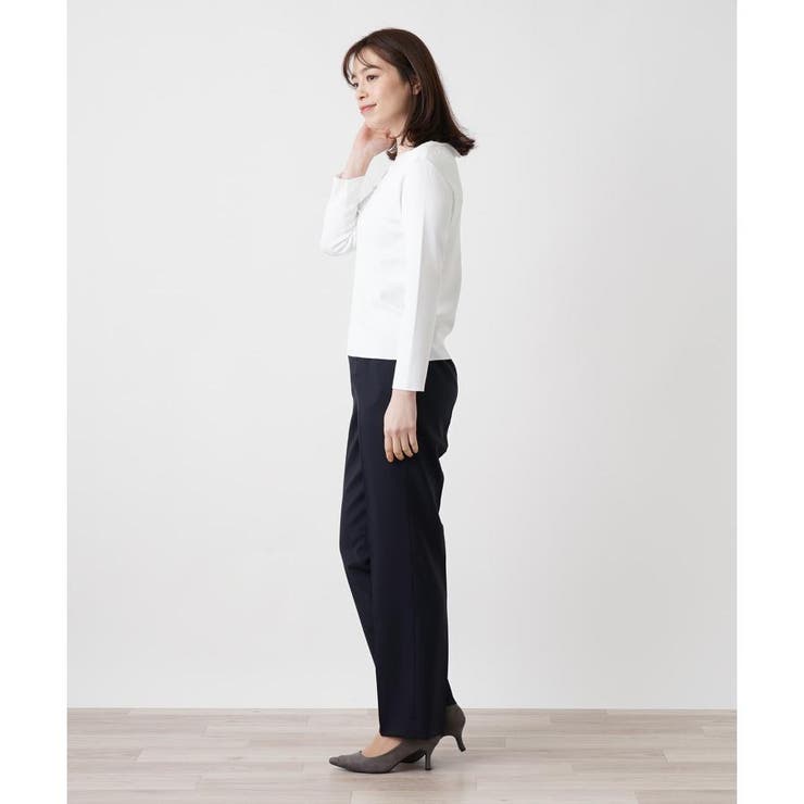 白　レース　レリアン　トップス レースブラウス【Leilian WHITE LABEL】|レリアン | レリアン