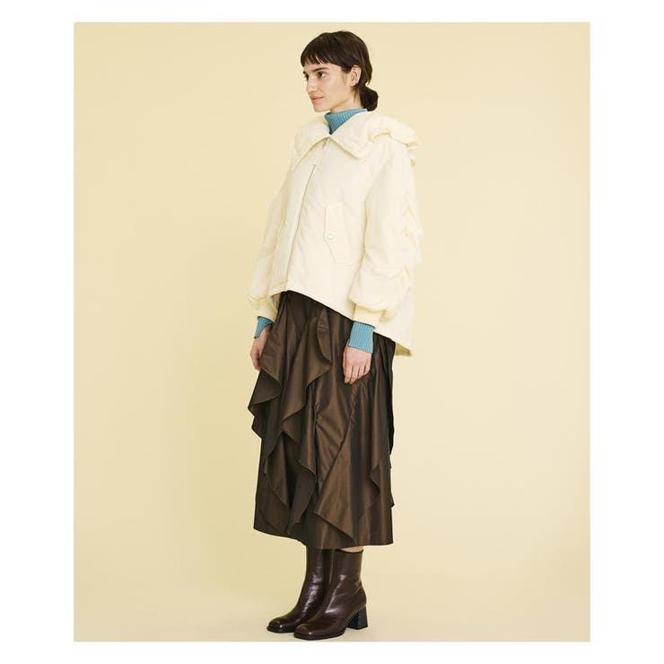 新品タグ付 ランバンオンブルー ブルゾン 総レース カーディガン ジャケット 紺 LANVIN en Bleu / ランバン オン ブルー | ファッション通販