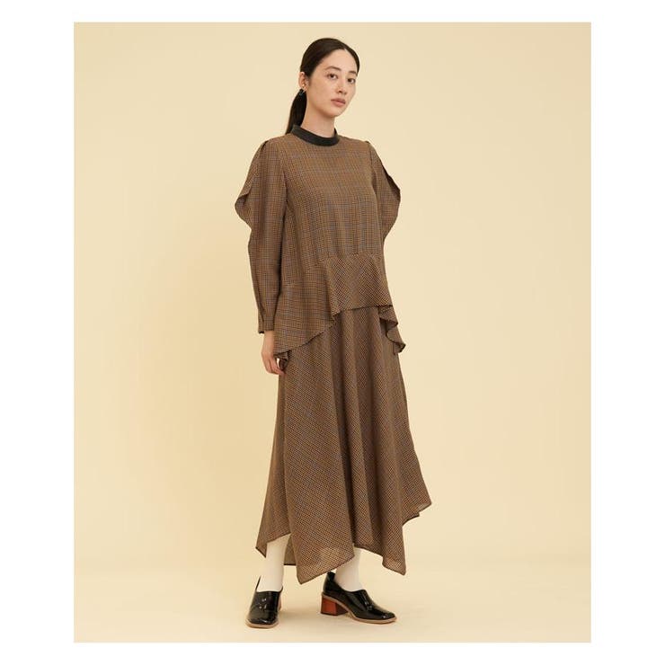 日本製 ビエラランダムヘムワンピース[品番：LAVW0006380]｜LANVIN en ワンピース