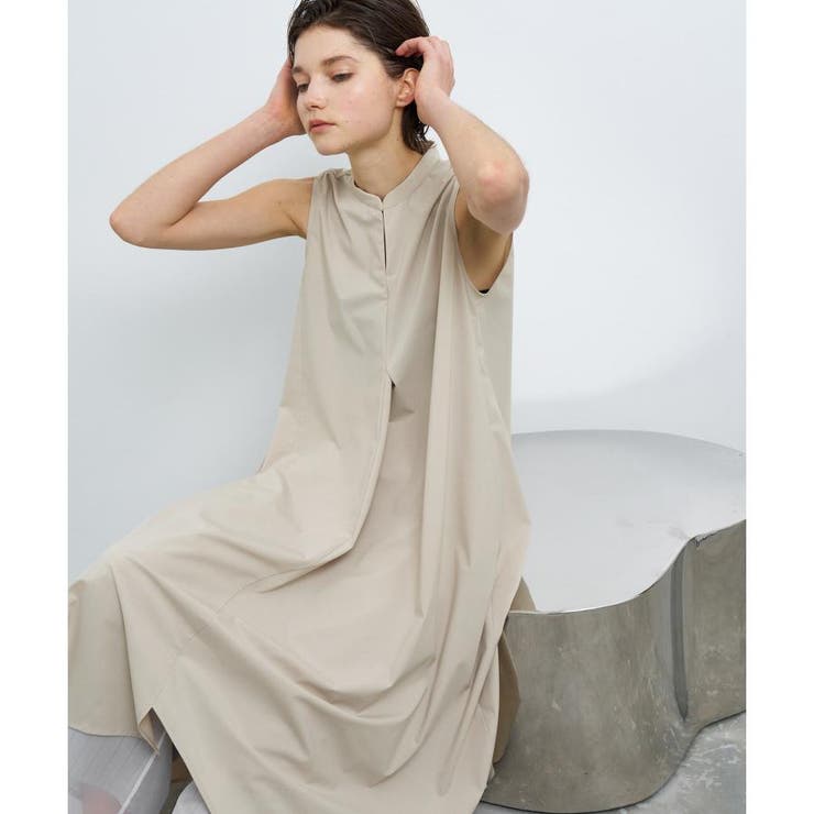 美品　定価2.5万VER掲載品　ランバンオンブルー　アシンメヘムニットワンピース アシンメヘムコンビニット | LANVIN en Bleu (Women)/ランバン